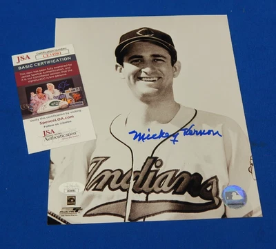 Mickey Vernon JSA Authenticated Autographed 8x10" Photograph !!!!! - Image 1 of 4