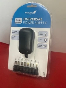 3-12v 1000mA POWER SUPPLY EU MAINS TRAVEL ADAPTER 3v 4.5v 5v 6v 7.5v 9v 12v - Picture 1 of 4