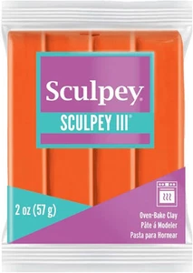 Sculpey III Polymer Clay - Just Orange 2oz - Picture 1 of 1