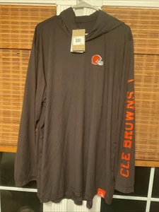 Nike Cleveland Browns Lightweight Long Sleeve Hoodie Men’s XXL NWT NFL $70 - Picture 1 of 2