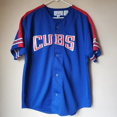Camiseta deportiva vintage Sammy Sosa #21 de los Chicago Cubs talla XL 90 azul MLB Foto 1 de 4