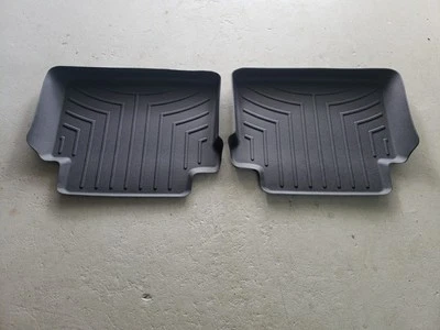 Forro de piso WeatherT para BMW 328Ci 2000-2000 - segunda fila, negro Foto 1 de 4