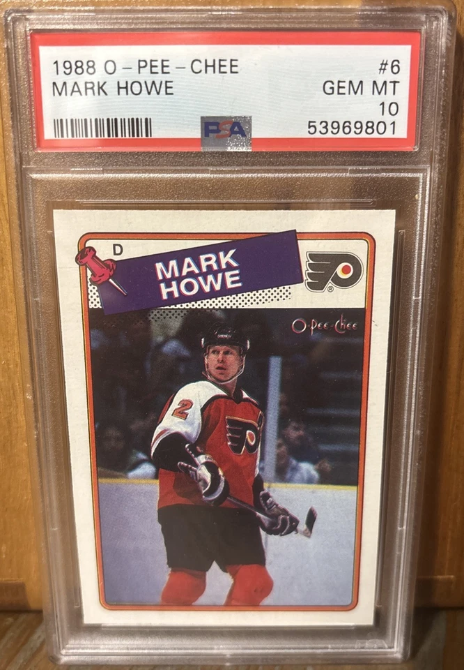 1988 O-Pee-Chee Mark Howe PSA 10 Gem Mint - Image 1 of 2