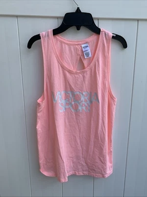 Camiseta sin mangas Victoria Sport para mujer S pequeña rosa activa espalda abierta Foto 1 de 3