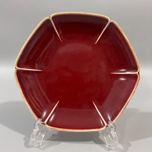 Beautiful Collectable Chinese Hand Red Glaze Porcelain Plate - Picture 1 of 9