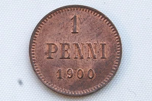 Finland Russia 1 Pennia 1900 UNC Condition !!! - Picture 1 of 2