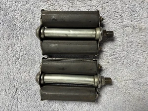 Vintage Postwar Hawthorne Script Men's 4" Original 1/2 Pedals - Picture 1 of 11