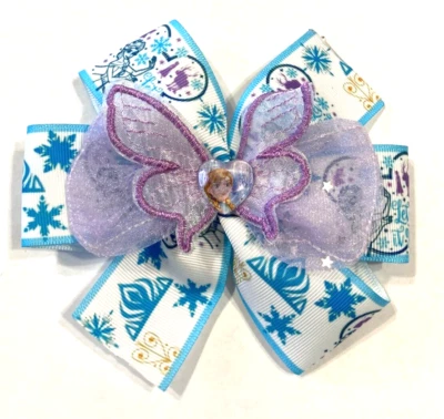 Beautiful Anna from Frozen Inspired Hair Bow for girls. - image 1 of 3