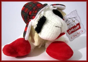 NW COZY WINTER CABIN GETAWAY MULTIPET SOFT PLUSH 10.5" LAMB CHOP DOG TOY SQUEAKY - Picture 1 of 10