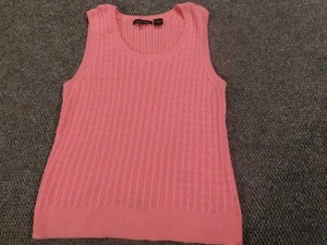 Jeanne pierre Women Blouse Large pink pullover stretch - Picture 1 of 10