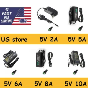 AC 110V to DC 5V 3A 5A 6A 8A 10A Power Supply For SK6812 WS2812B LED Strip Light - Picture 1 of 17