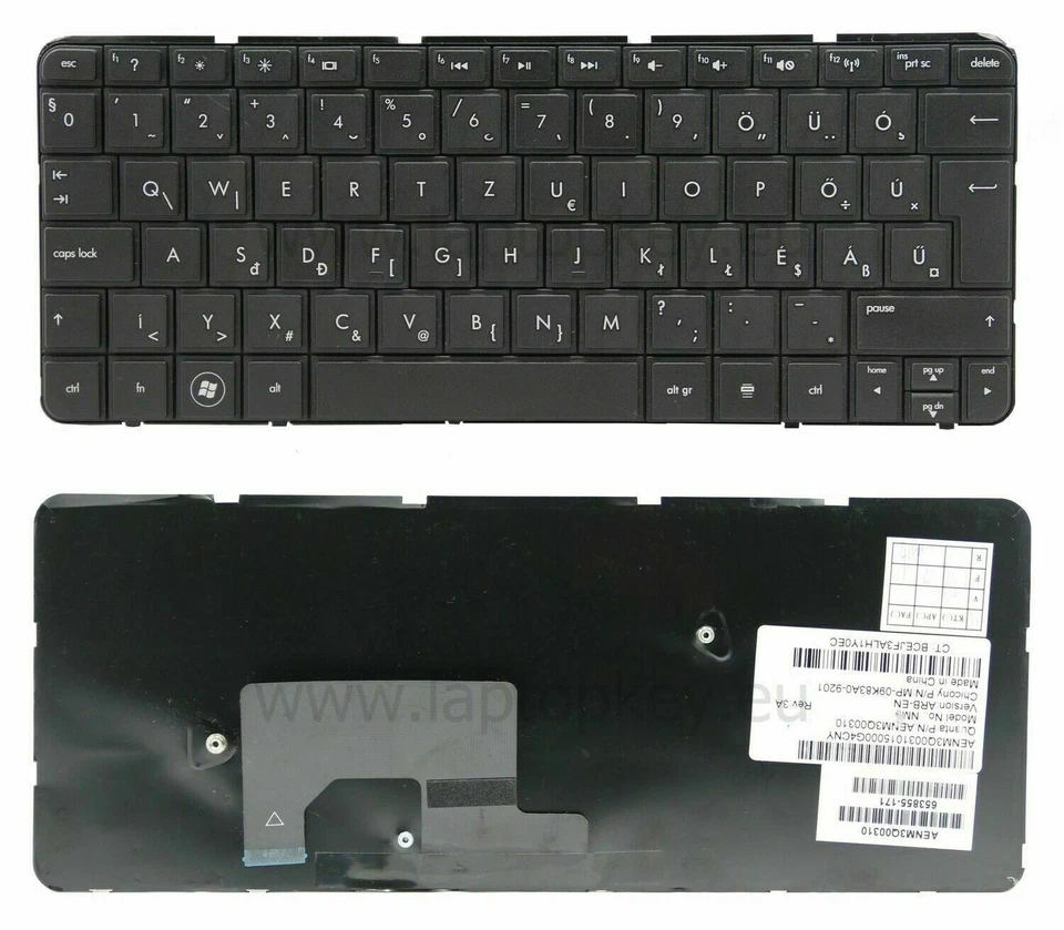 Hungarian keyboard HP MINI 1103 110-3500 110-3600 110-3602es - Image 1 of 1
