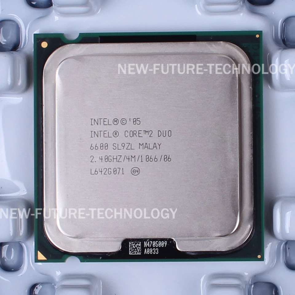 Intel Core 2 Duo E6600 SL9S8 SL9ZL CPU 1066/2.4 GHz LGA 775 100% Work - Photo 1/1