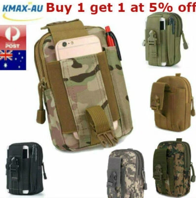 Utility Multi Purpose Tactical Waist Bag Belt Molle Pouch Military Wallet Pack - image 1 of 4