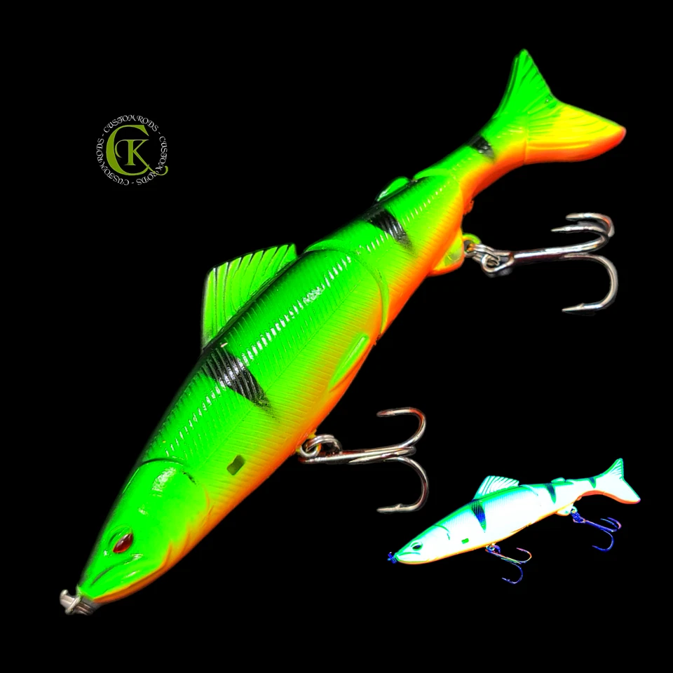 Hardbait 12cm UV Twitchbait Swimbait Crankbait Wobbler Jerkbait Kunstköder Hecht - Bild 1 von 1