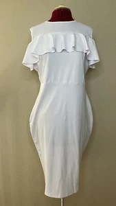 White Cocktail Dress - Picture 1 of 6