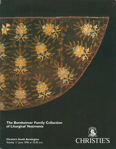 CHRISTIES Liturgical Vestments Bernheimer Coll Chasubles Dalmatics Copes Catalog - Imagen 1 de 1