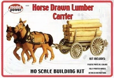 Model Power Horse Drawn Lumber Carrier Kit - Image 1 of 4