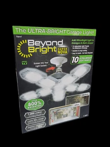 NEW! 60-Watt Ultra Bright LED Light Bulb 6500K with 10 Adjustable Light Panels - Picture 1 of 3