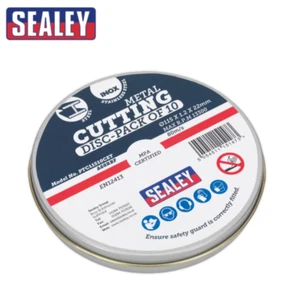 Sealey PTC11510CET Ø115x1.2mm Cutting Disc Ø22mm Bore General Purpose Pack of 10 - Picture 1 of 4