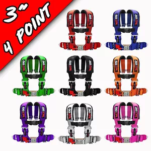 3" 4 Point Safety Harness Seat Belt Universal Fit, UTV, Sand Rail, 4x4, RZR, X3 - Picture 1 of 95