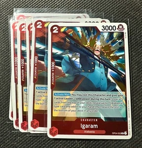 Character Igaram OP04-002 RARE One Piece TCG Kingdoms of Intrigue Card ENGLISH - Picture 1 of 1