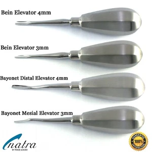 4 pz gamba elevatore radice / baionetta elevatore distale sollevatore radici dentale - Foto 1 di 6