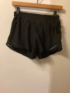 Women "Lululemon " black jogging shorts. Size 6. P.O. - Picture 1 of 3