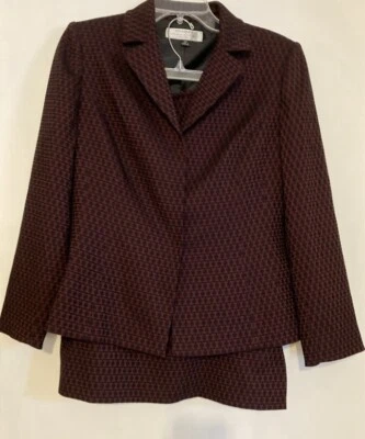 Traje Falda Tahari Arthur B Levine Talla 10 Petite Usado Foto 1 de 4