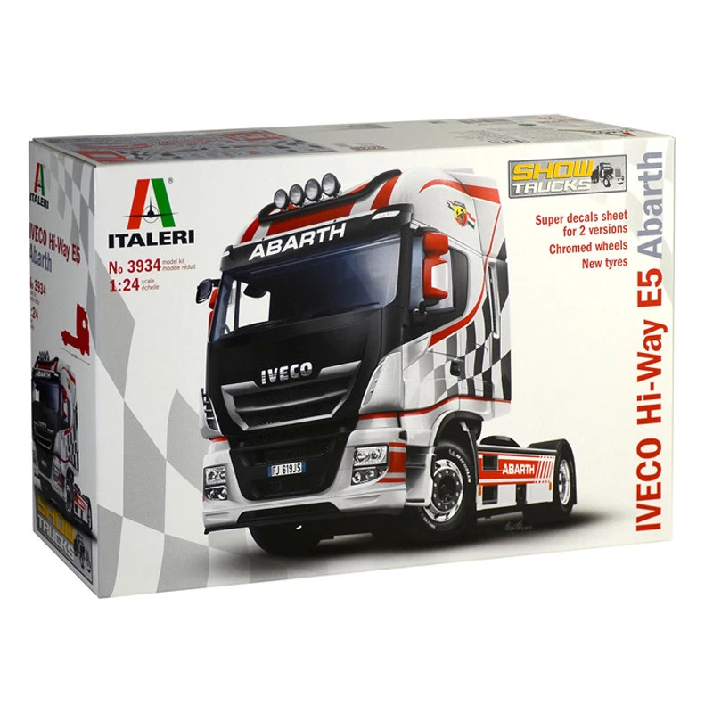 ITALERI SHOW TRUCKS 1:24 KIT TRUCK CAMION IVECO HI-WAY E5 ABARTH  ART 3934 - Immagine 1 di 1