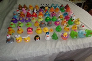 Rubber Duckies Colorful Toy Jeep Trade Minecraft Vampire Glitter Animal 70 Total - Picture 1 of 16