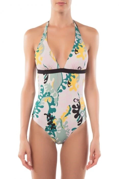 M Missoni - Multicolor One Piece Swimsuit Sz. 44 Women's 148035 - Image 1 of 3