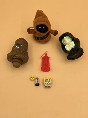 2005 Emperor Palpatine JAWA plush Chewbacca Burger King Action Figure Star Wars - Image 1 of 4