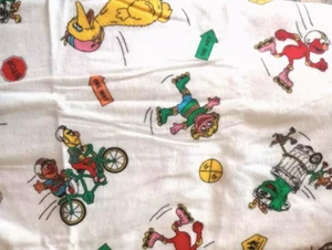 Sesame Street Ernie Oscar Sewing Fabric Crafting Piece 12" x 11" - Picture 1 of 2