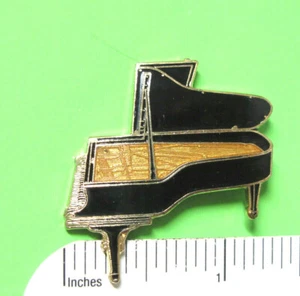 GRAN PIANO - Pin de sombrero, Tie Tac, Pin de solapa, Hatpin REGALO EN CAJA negro - Imagen 1 de 4