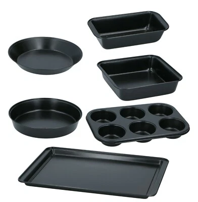 ALPINA Non Stick Bakeware Pie Cake Tins Oven Baking Tray Loaf Square Round Muffin Tray