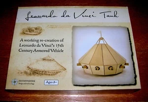 Leonardo DaVinci 15th Century Armored Tank Wooden Kit NEW Pathfinders - Picture 1 of 2