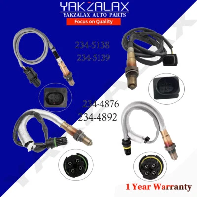 Sensor de oxígeno O2 4X para BMW 135I 335I 3,0 L turboalimentado 2008 2009 2010 arriba abajo Foto 1 de 4