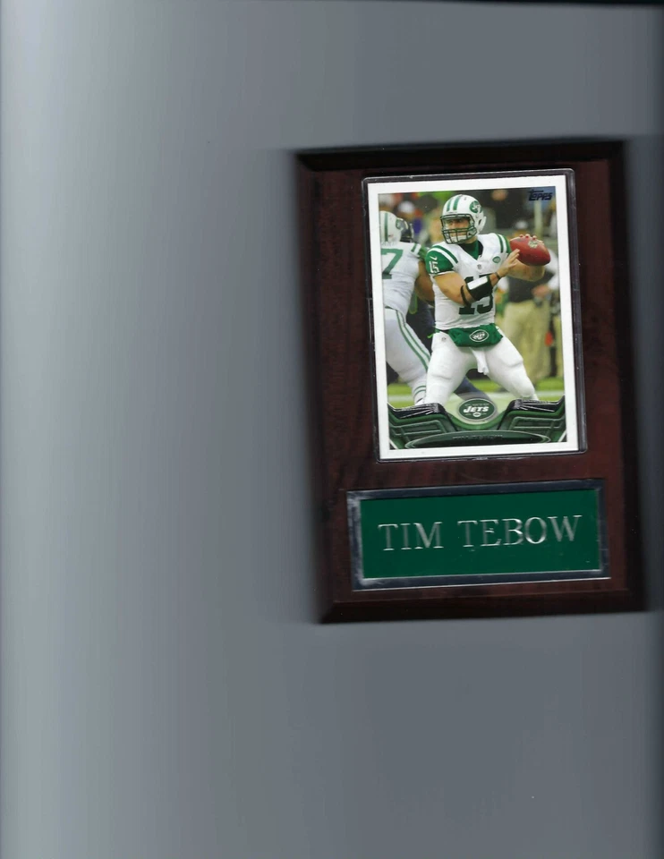 TIM TEBOW PLAQUE NEW YORK JETS NY FOOTBALL NFL   C - Image 1 of 1