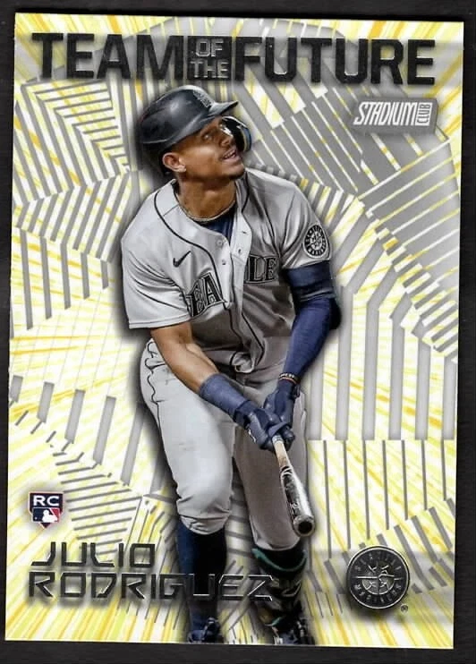 2022 Julio Rodriguez Topps Stadium Club Rookie RC Team of the Future TOF-13 - Image 1 of 2