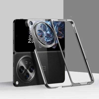 Plating Clear Case for OnePlus Open Shockproof Bumper Slim Fit Protective Cover — 第 1/4 张图片