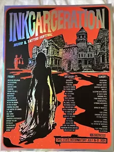 2024 Inkcarceration Sentence Of The Soul Music And Tattoo Festival Poster - Picture 1 of 12