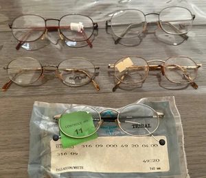 Vintage Lot Authentic Eyeglasses Lunettes Unisex Specs Metal Mix Collection - Picture 1 of 7