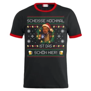 T-shirt homme Noël merde Encore une fois c'est beau ici funshirt memes - Photo 1/4