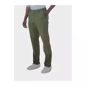 Pantalón Para Hombre 32 Degrees Cool Calce Regular Elastizado Performan Verde Talla 38x29 Nuevo Con Etiquetas - Imagen 1 de 7