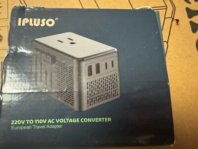 Travel Power Voltage Converter  1875W 4 Plugs 220 to 110 volt - Image 1 of 4