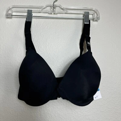 Paramour Gorgeous Bra Black 32DDD Front Closure Padded Underwire - Image 1 of 4