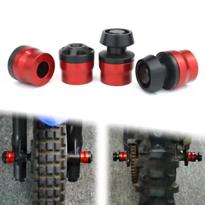 Fit For Suzuki GSXR 750 1986-1987 Front Axle Slider Rear Swingarm Bobbin Set - Foto 1 di 14