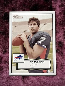 JP Losman 1952 Topps Heritage RC MINT Tulane Faksimile Auto Bills Rookie Jersey - Bild 1 von 4