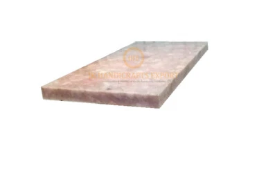 4'x2' Rose Quartz Random Coffee Center Table top Inlay Art Hallway Decor  - Image 1 of 4